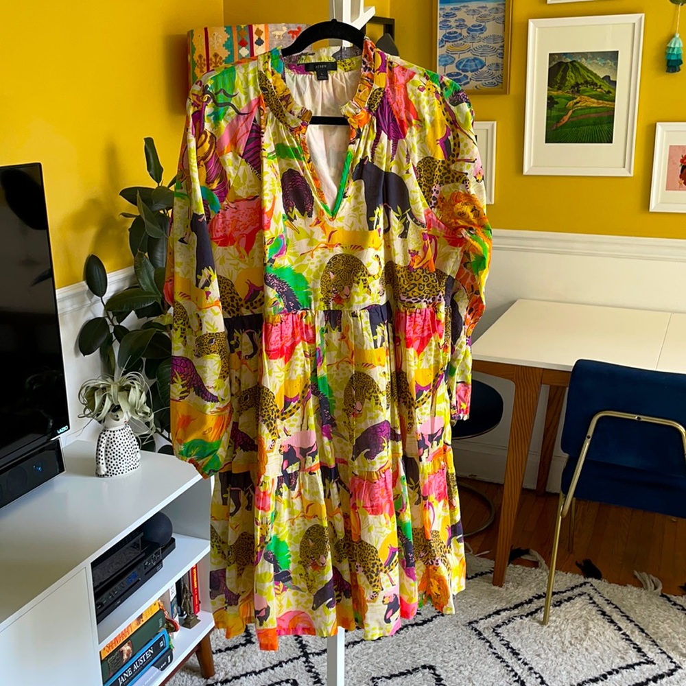 J Crew Ratti Safari dress